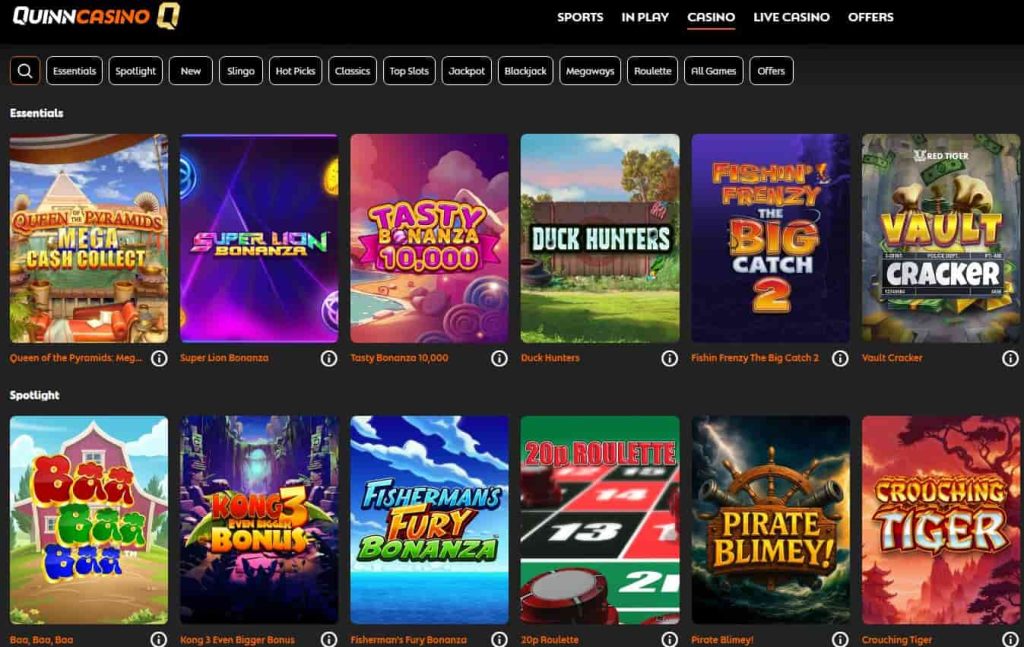 quinncasino not on gamstop